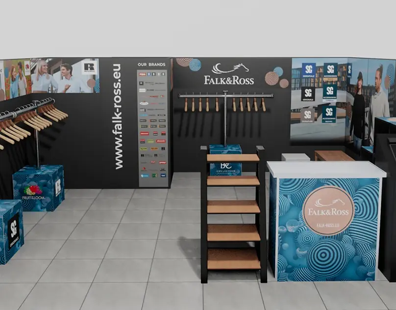 3D visualization of the exhibition project cover