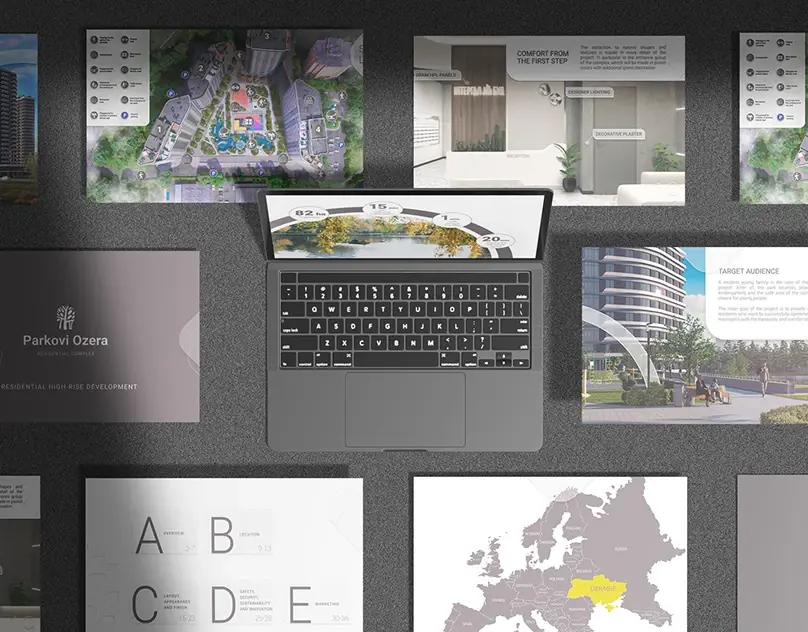 Creating a presentation project cover