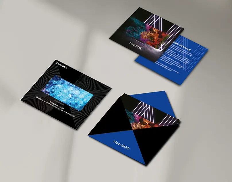 Creation of invitations to the event project cover